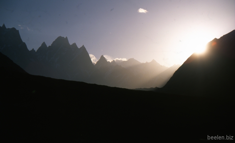 075_Baltoro K2 Spotting K2 from Payu, hidden behind another peak.