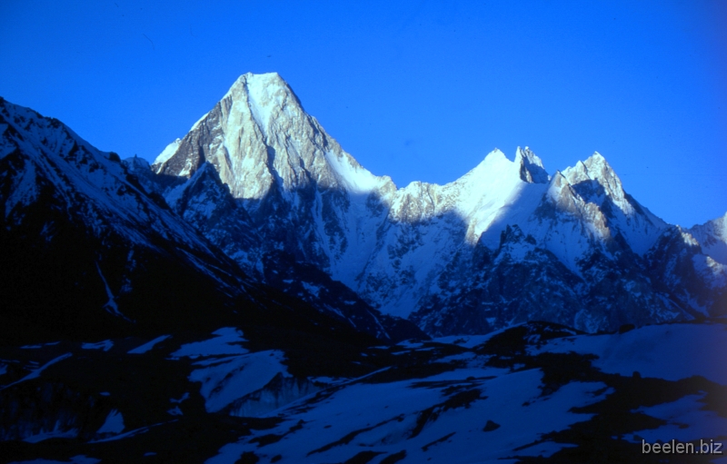 098_Baltoro Gasherbrum IV And in the evening.