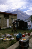 034_Skardu K2 Motel Here all the gear is checked, tested and repacked.